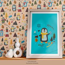 Mi proyecto - Colección Ushuaia. Digital Illustration, Traditional illustration, Pattern Design, Product Design, and Children's Illustration project by Carla Miranda - 05.08.2025
