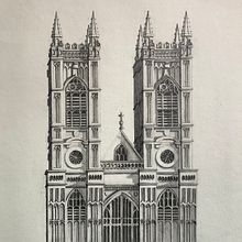 Architectural illustration: Westminster Abby . Architectural Illustration, Artistic Drawing, Drawing, Pencil Drawing, Sketchbook, Sketching, and Architecture project by Tooba Samad - 05.08.2025