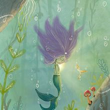 The mermaid of the sunken woods . Children's Illustration, Digital Illustration, Digital Painting, and Picturebook project by Ylenia Vannelli - 05.09.2025