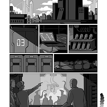 Junk City. Un progetto di Fumetto e Illustrazione digitale di Ольга Волкова - 11.05.2025