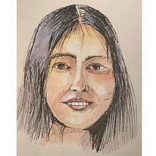 Portrait on ink. Fine Arts, Drawing, Pencil Drawing, Realistic Drawing, Figure Drawing, and Sketching project by y7dfcnx8rv - 05.11.2025