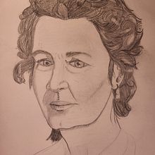 Portrait. Fine Arts, Drawing, Pencil Drawing, Figure Drawing, Portrait Drawing, and Realistic Drawing project by katsch - 05.11.2025
