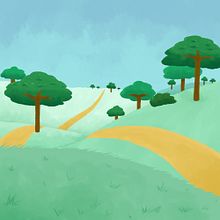 Fondo Cuento. Traditional illustration, Digital Illustration, and Digital Painting project by Cynthia Chávez Flores - 05.12.2025