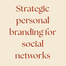 Strategic personal branding for social networks. Een project van Communicatie, Instagram, Marketing,  Contentmarketing, Digitale marketing, Facebook-marketing, Marketing voor Instagram, Mobiele marketing y Social media van Myriam Bakayoko - 13.05.2025
