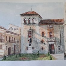 REP. ARQUITECTÓNICA EN ACUARELA Ein Projekt aus dem Bereich Skizzenentwurf, Zeichnung, Traditionelle Illustration, Architektonische Illustration, Aquarellmalerei und Sketchbook von palomoreno - 13.05.2025