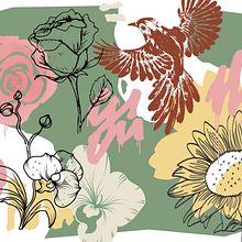 Quintal da vida. Un progetto di Pittura decorativa, Interior Design, Pittura e Progettazione dello spazio di Claudinéia De Souza Prado - 14.05.2025