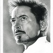 Ironman - Lápiz grafito. Un progetto di Illustrazione tradizionale, Disegno, Belle arti, Disegno a matita, Disegno di ritratti, Disegno artistico e Disegno realistico di Jose Luis Rugilo - 15.05.2025
