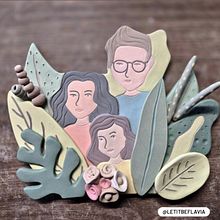 Family illustration ❤️. Projekt z dziedziny Craft,  Sztuki piękne, Ceramika, Trad, c i jna ilustracja użytkownika flaviasd - 16.05.2025