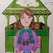 50 años desde mi observatorio de cambios. Projekt z dziedziny Trad, c, jna ilustracja, Ilustracja c i frowa użytkownika Alicia Naranjo Méndez - 18.05.2025