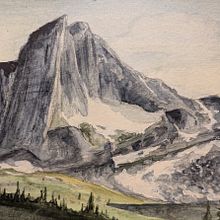 Watercolor of Mt. Gimli. Un progetto di Illustrazione naturalistica, Pittura, Bozzetti, Pittura ad acquerello e Belle arti di Keith Story - 19.05.2025