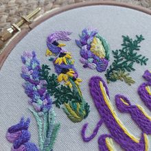 No Drama. Botanical Illustration, Embroider, H, Lettering, Naturalistic Illustration, Sewing, T, and pograph project by handelmeva - 05.19.2025
