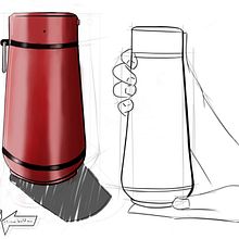 Insulated Pressure-Regulated Water Bottle for Mountain Climbers. Sketching, Design, Sketchbook, Drawing, and Product Design project by Temidayo Durodola - 05.21.2025