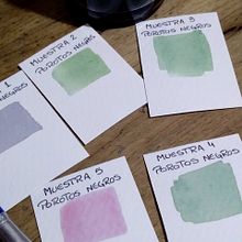 Muestrario de tintas . Un progetto di Artigianato, Teoria del colore, DIY, Belle arti, Pittura e Pittura ad acquerello di meli_nievas86 - 21.05.2025