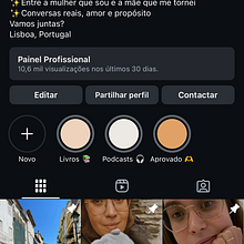 Perfil Instagram. Social Media, Digital Marketing, Content Marketing, Facebook Marketing & Instagram Marketing project by telmasantos_cx - 05.22.2025