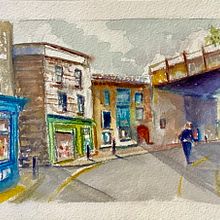 Contemporary Watercolour. Fine Arts, and Watercolor Painting project by y7dfcnx8rv - 05.23.2025