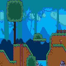 Mon premier décor en pixel Art. Un progetto di Pixel art e Videogiochi di mauh - 24.05.2025