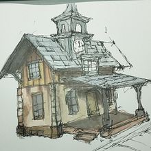 Las primeras prácticas son lo peor . Projekt z dziedziny  R, sunek architektoniczn,  R, sunek,  R, sunek atramentem, Sketchbook i Sketching użytkownika artistgamer752 - 25.05.2025
