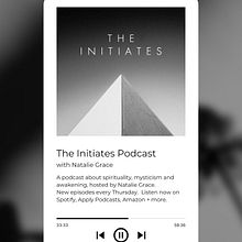 The Initiates Podcast. Projekt z dziedziny Podcasting, Produkcja audiowizualna i  Sound design użytkownika Natalie Grace - 25.05.2025