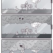 The sky in Iceland. Projekt z dziedziny Komiks, Design, Projektowanie c, frowe, Ilustracja c, frowa, Trad, c i jna ilustracja użytkownika Lana Grushnik - 26.05.2025