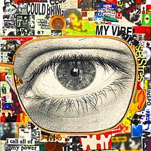 Collage "El Blur de mis Ojos". Collage, and Graphic Design project by Christopher Vivas - 05.27.2025