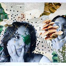 Collage autorretrato. Collage, Design, and Self-Portrait Photograph project by Luciana Durán - 05.27.2025