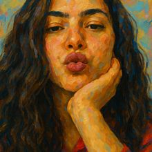 Digital Portrait in Oil Painting Style With AI Help - SORA. Traditional illustration, Digital Illustration, Drawing, Arts, Crafts, Painting, Watercolor Painting, Digital Painting, Gouache Painting, Acr, lic Painting, Oil Painting, Decorative Painting, Matte Painting, Portrait Drawing, Digital Drawing, Figure Drawing, Artistic Drawing, and Realistic Drawing project by Rod Lovell - 05.27.2025