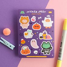 Halloween-themed sticker sheet. Projekt z dziedziny Projektowanie postaci użytkownika Ilaria Ranauro - 27.05.2025