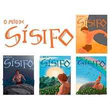 O Mito de Sísifo. Traditional illustration, Digital Illustration, and Digital Painting project by rayssadeoliveirarufino - 05.27.2025