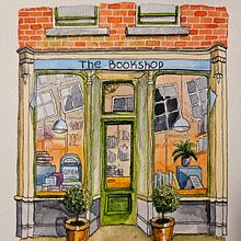 Shop window - watercolour. Architectural Illustration, Drawing, Painting, and Watercolor Painting project by kate.osinska - 05.27.2025