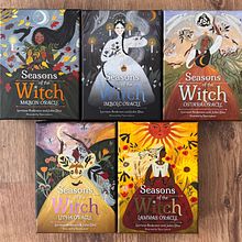 Seasons of the Witch oracles. Traditional illustration, and Fine Arts project by Tijana Lukovic - 05.28.2025