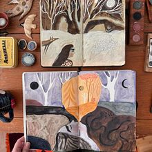 Sketchbook exploration . Traditional illustration, Drawing, and Fine Arts project by Tijana Lukovic - 05.28.2025