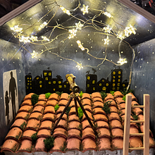 You showed me the vast night sky!. Acr, lic Painting, Art To, s, Arts, Crafts, Ceramics, Concept Art, Creativit, and DIY project by Chryssavghi Sampati - 05.28.2025