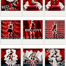 Red-Love: para caer InLOVE. Design, Textile Design, Digital Illustration, Drawing, Photograph, Character Design, Br, ing, Identit, Creativit, Fashion Design, and Digital Design project by Nahiara Riedel - 05.28.2025