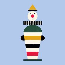 PAYASO . Projekt z dziedziny Ilustracja c, frowa, Ilustracje dla dzieci, Projektowanie postaci,  R, sunek,  Animacja, Instagram i Malowanie gwaszami użytkownika Maria Faus - 30.05.2025