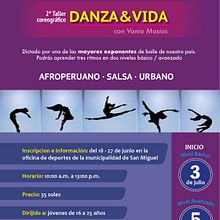 Afiche para taller de danza final. Projekt z dziedziny  Sztuki piękne, Br, ing i ident, fikacja wizualna, Grafika ed, torska, Projektowanie graficzne i Design użytkownika Roxana Valdez Chávez - 01.06.2025