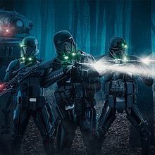 Star Wars - Patrulla de Death Troopers. Graphic Design, Stor, telling, Creativit, Photograph, Post-production, Digital Design, Photographic Composition, Film, and Photomontage project by Juan Manuel Guzzoni Barahona - 06.03.2025