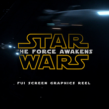 STAR WARS: The Force Awakens    _[UI Screen Graphics Reel]. Projekt z dziedziny  Motion graphics,  Animacja i UX / UI użytkownika Ernex - 04.06.2025