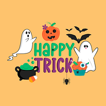 Collection of Halloween patterns. Projekt z dziedziny Ilustracja c, frowa, Projektowanie graficzne, Pattern design i Projektowanie produktowe użytkownika ekja - 05.06.2025