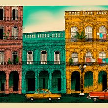 Drawing Colonial Buildings: step-by-step tutorial. Digital Illustration, Drawing, Creativit, Digital Drawing, and Architecture project by Tholbjorn - 06.05.2025