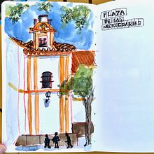 Sketches from Andalusia. Projekt z dziedziny  R, sunek architektoniczn,  R, sunek, Trad, c, jna ilustracja, Sketchbook, Sketching i Malowanie akwarelą użytkownika Michael Green - 05.06.2025
