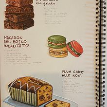 Le Ricette golose di Ricciotto . Projekt z dziedziny  Sztuki piękne, Trad, c, jna ilustracja,  Malarstwo i Malowanie akwarelą użytkownika inkedveg - 08.06.2025