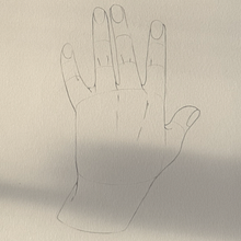 Practicando manos en tradicional. Traditional illustration project by bustamanteeeeeee - 06.08.2025