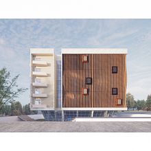Edificio Paramétrico.. 3D, Architecture, Digital Architecture, Interior Architecture, 3D Modeling, and ArchVIZ project by Martin Stern - 06.08.2025