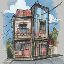 Expressive Architectural Sketching with Colored Markers Expressive Architectural Sketching with Colored Markers. Projekt z dziedziny  R, sunek architektoniczn,  R, sunek,  R, sunek atramentem, Sketchbook i Sketching użytkownika karolina1123 - 08.06.2025