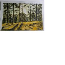 Glistening Forest. Projekt z dziedziny Ilustracja naturalist, czna,  Malarstwo, Sketching, Malowanie akwarelą i  Sztuki piękne użytkownika kylieclaxton1970 - 09.06.2025