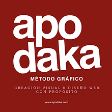 Identidad visual para Apodaka — Estudio de diseño gráfico en Las Palmas. Projekt z dziedziny Projektowanie graficzne, Web design, Grafika ed, torska, Projektowanie logot i pów użytkownika PEPA RUIZ DE APODACA - 09.06.2025