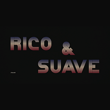 Lettering digital Rico & Suave, Guaynaa - El nuevo sonero, Salsa.. Projekt z dziedziny Br, ing i ident, fikacja wizualna, Projektowanie graficzne, Trad, c, jna ilustracja, T i pografia użytkownika jota_ro - 09.06.2025