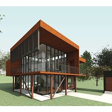 Casa DOM_Mariana Becerra. Projekt z dziedziny 3D,  Architektura, Architektura c, frowa, Architektura wnętrz,  Modelowanie 3D i Wizualizacja architektoniczna użytkownika Mariana Becerra A - 10.06.2025