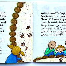 Illustrierte Kinderbuch-Doppelseite. Projekt z dziedziny Projektowanie postaci, Ilustracje dla dzieci, Ilustracja c i frowa użytkownika fr. Maximilian Maria Gentgen OP - 10.06.2025