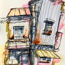 Casa Proyecto Final. Projekt z dziedziny  R, sunek architektoniczn,  R, sunek,  R, sunek atramentem, Sketchbook i Sketching użytkownika Kristoffer Zachrisson Montenegro - 11.06.2025